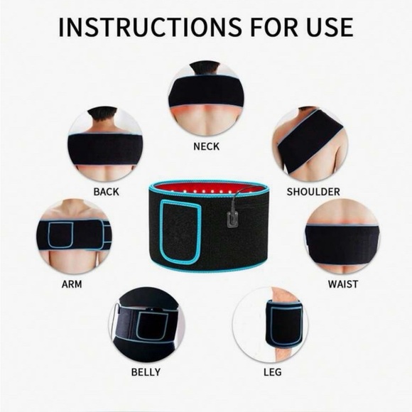 Infrared red light therapy waist belt - Picture 5 of 6